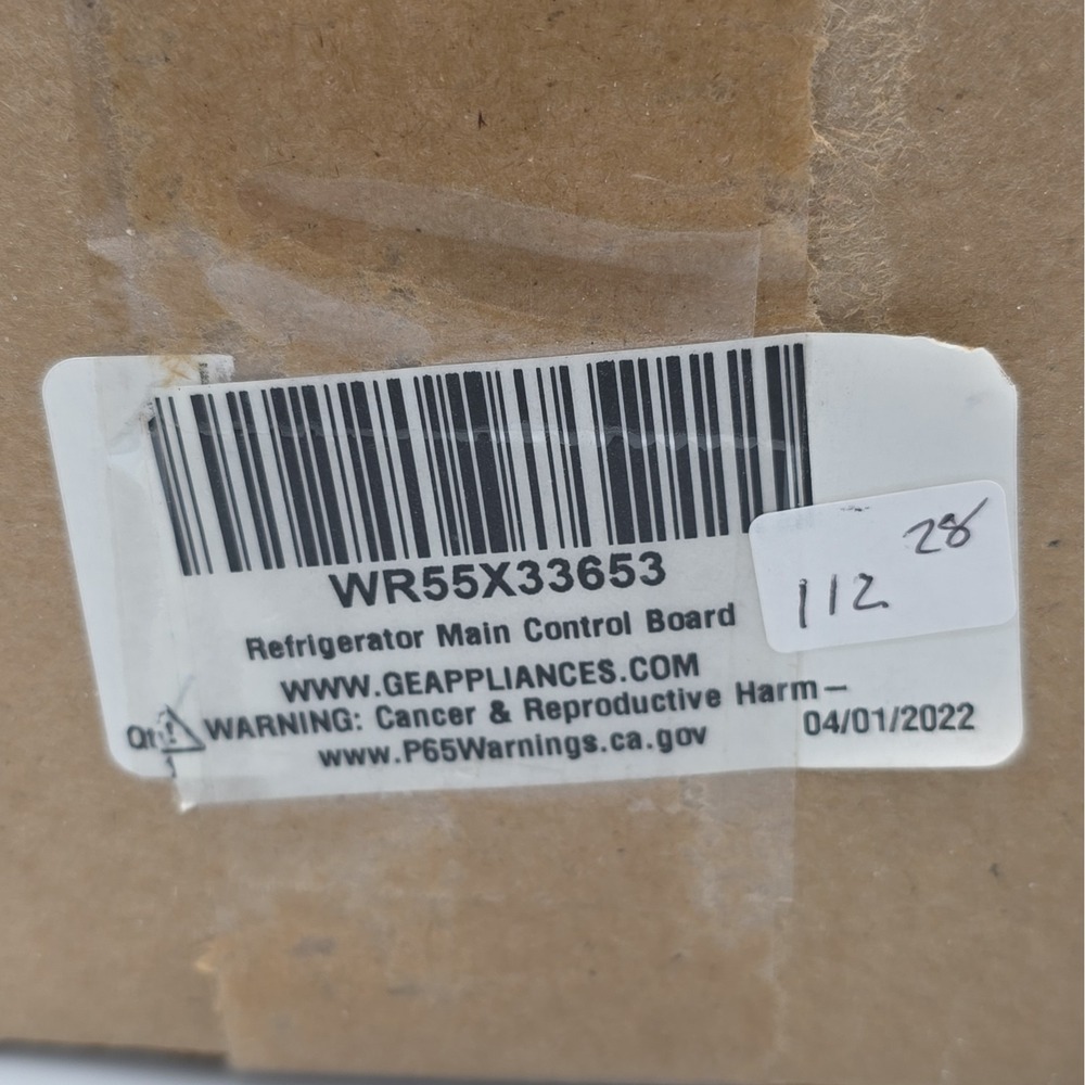 GE WR55X33653 Refrigerator Main Control Board New Sealed